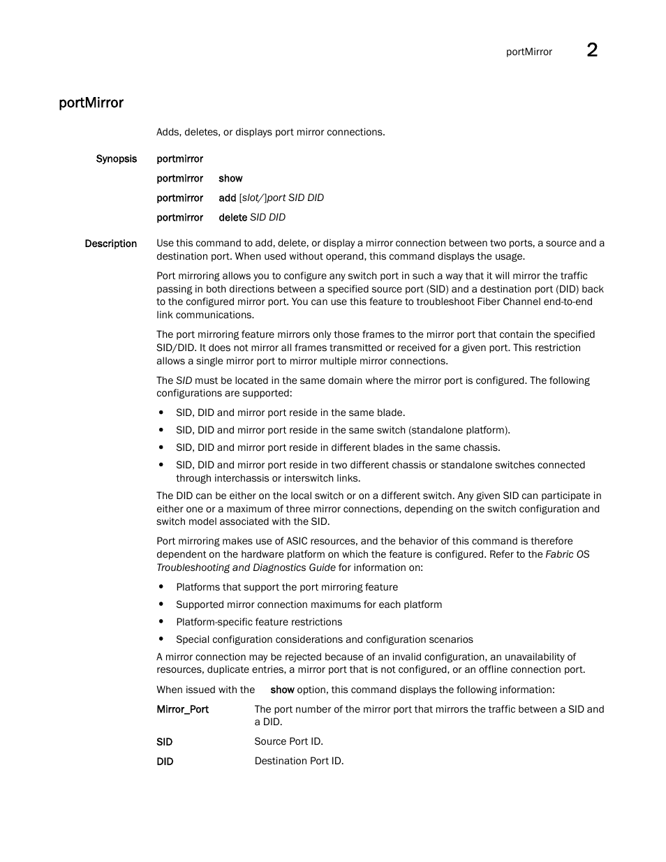 Portmirror | Dell POWEREDGE M1000E User Manual | Page 765 / 1080