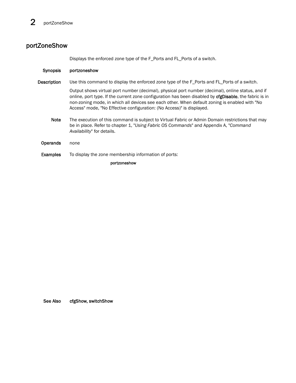 Portzoneshow | Dell POWEREDGE M1000E User Manual | Page 848 / 1080