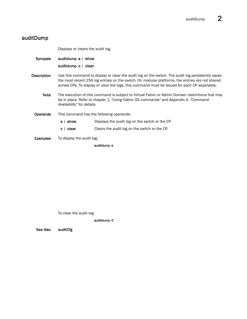 Auditdump | Dell POWEREDGE M1000E User Manual | Page 85 / 1080