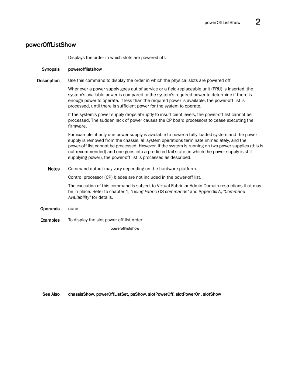 Powerofflistshow | Dell POWEREDGE M1000E User Manual | Page 851 / 1080