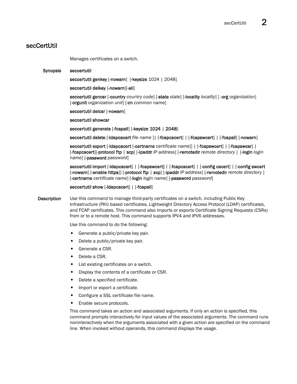 Seccertutil | Dell POWEREDGE M1000E User Manual | Page 861 / 1080