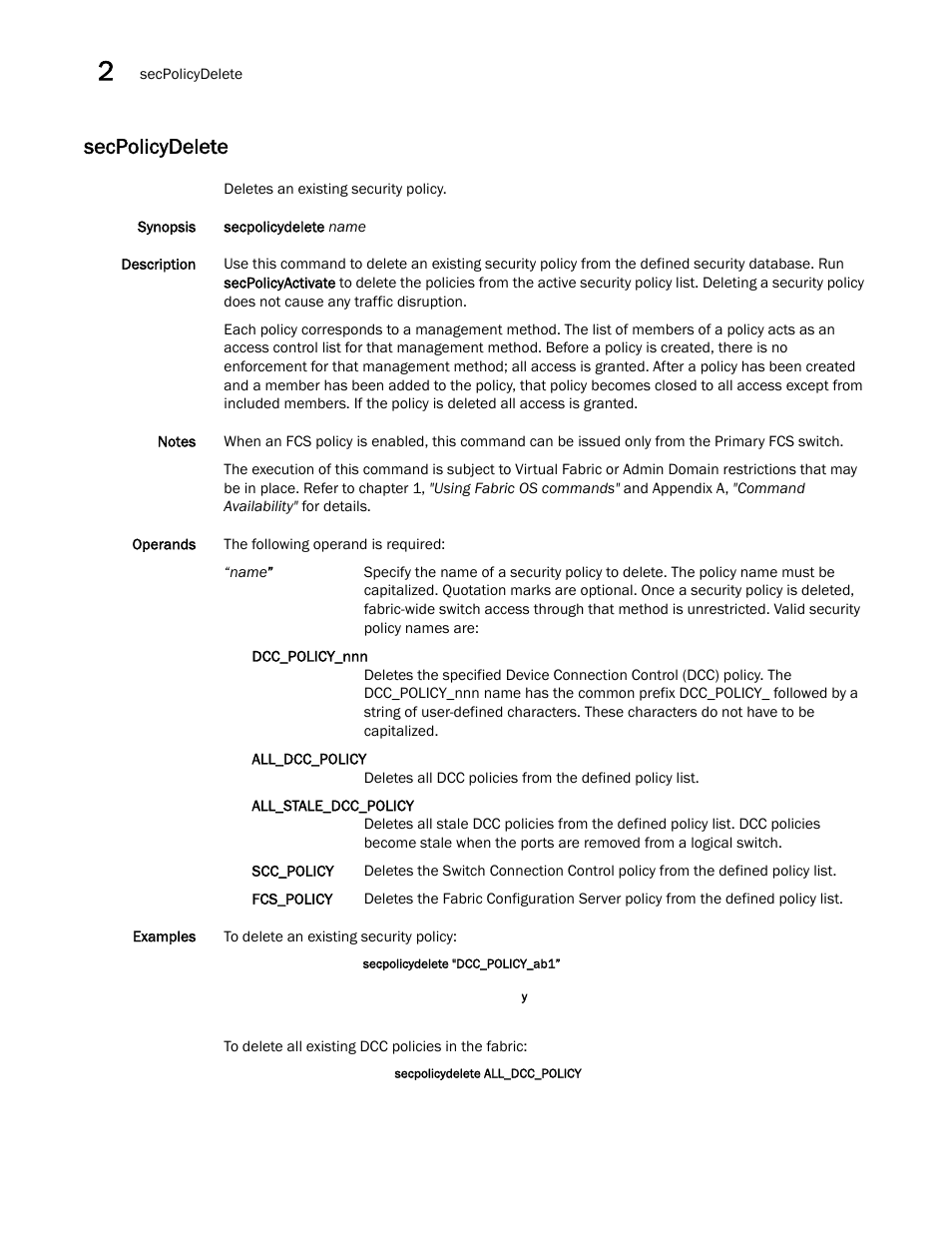 Secpolicydelete | Dell POWEREDGE M1000E User Manual | Page 880 / 1080