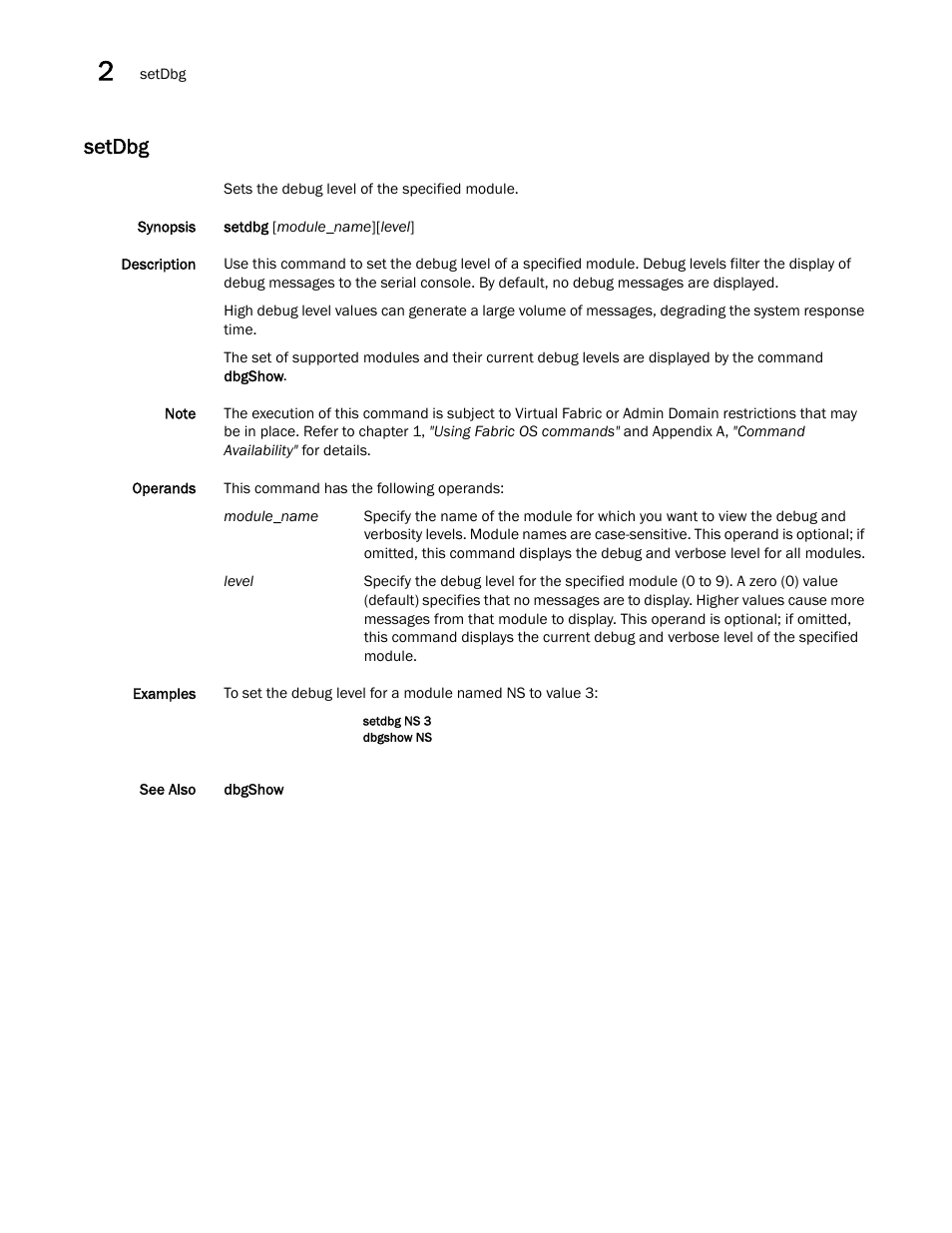 Setdbg | Dell POWEREDGE M1000E User Manual | Page 898 / 1080