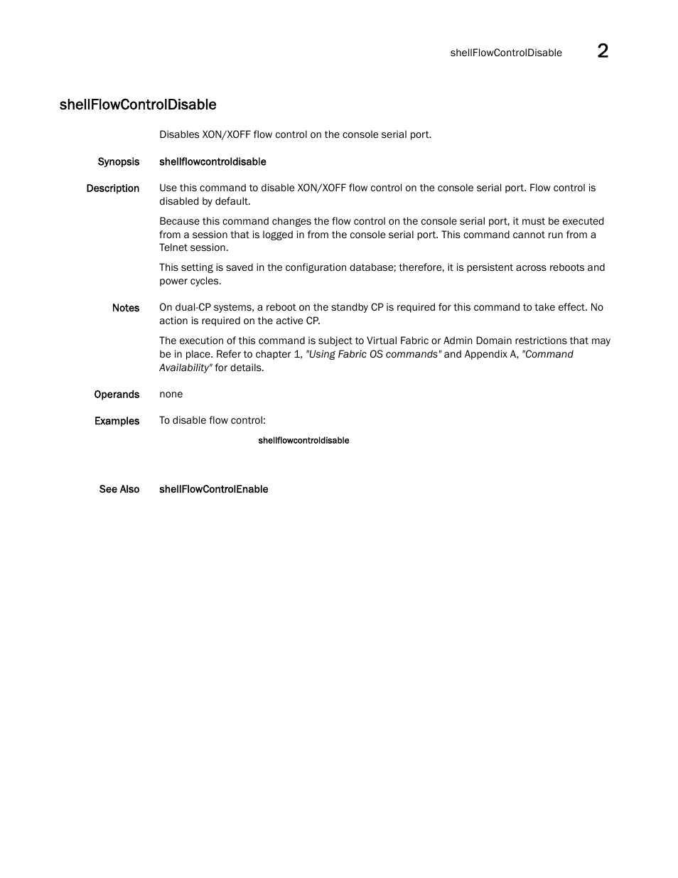 Shellflowcontroldisable | Dell POWEREDGE M1000E User Manual | Page 905 / 1080