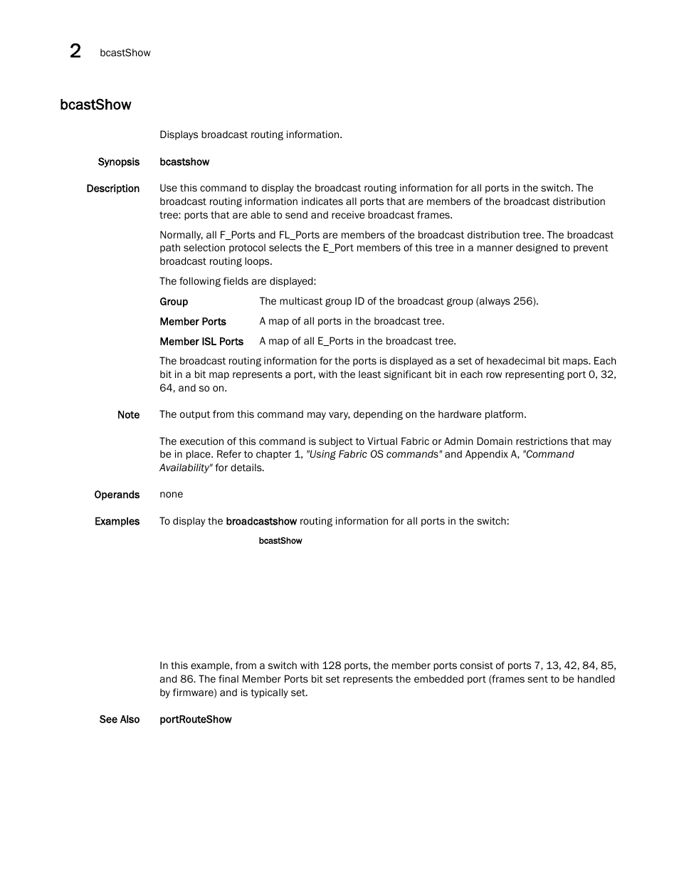 Bcastshow | Dell POWEREDGE M1000E User Manual | Page 92 / 1080