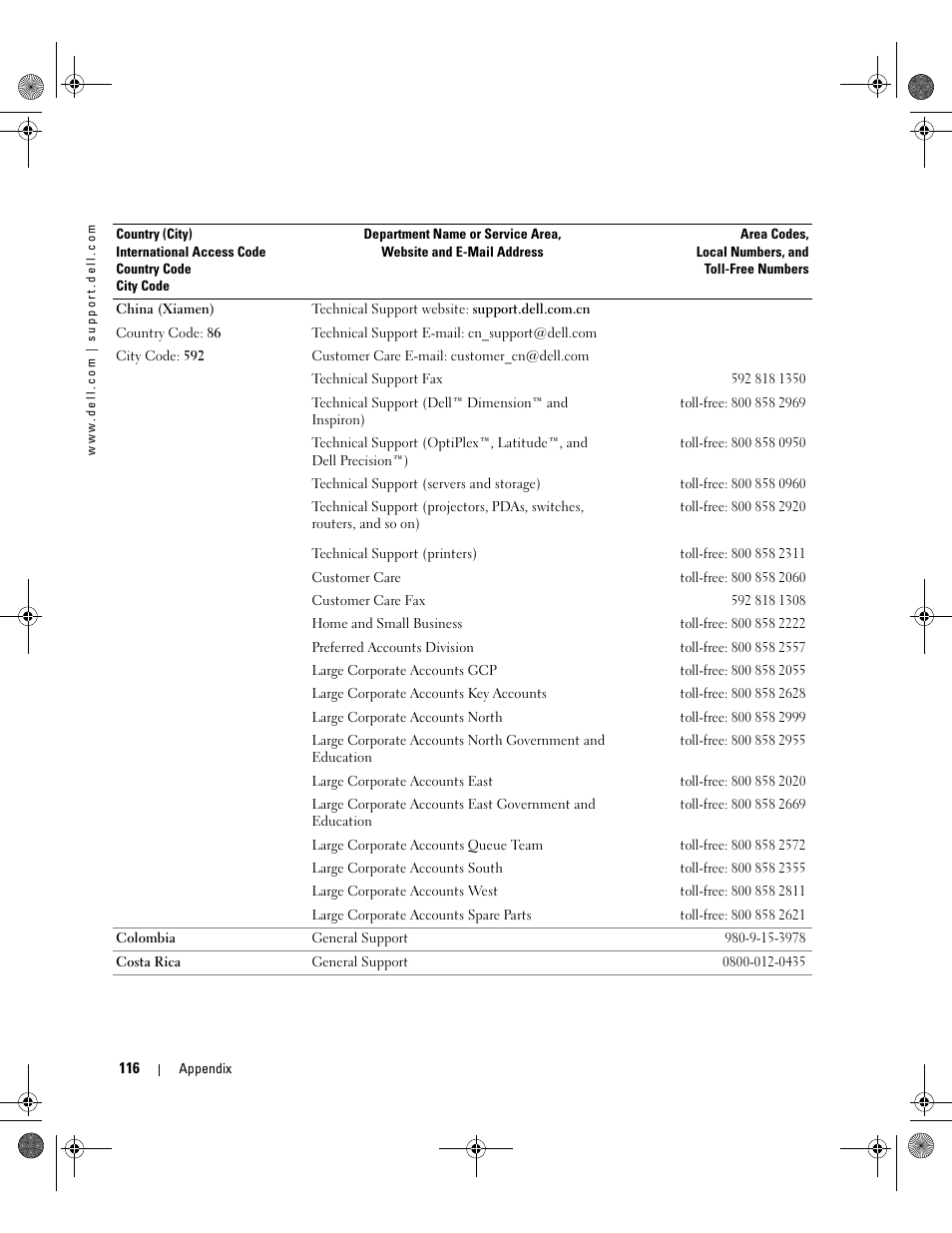 Dell Inspiron 510m User Manual | Page 116 / 134