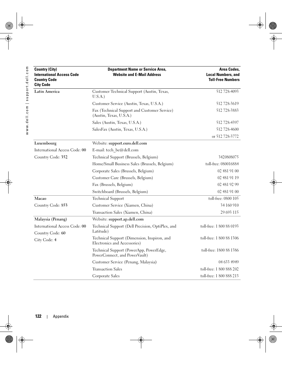 Dell Inspiron 510m User Manual | Page 122 / 134