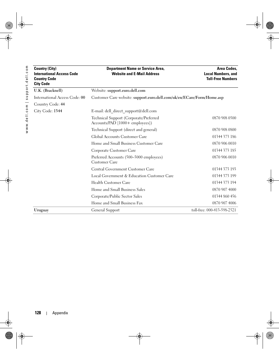 Dell Inspiron 510m User Manual | Page 128 / 134