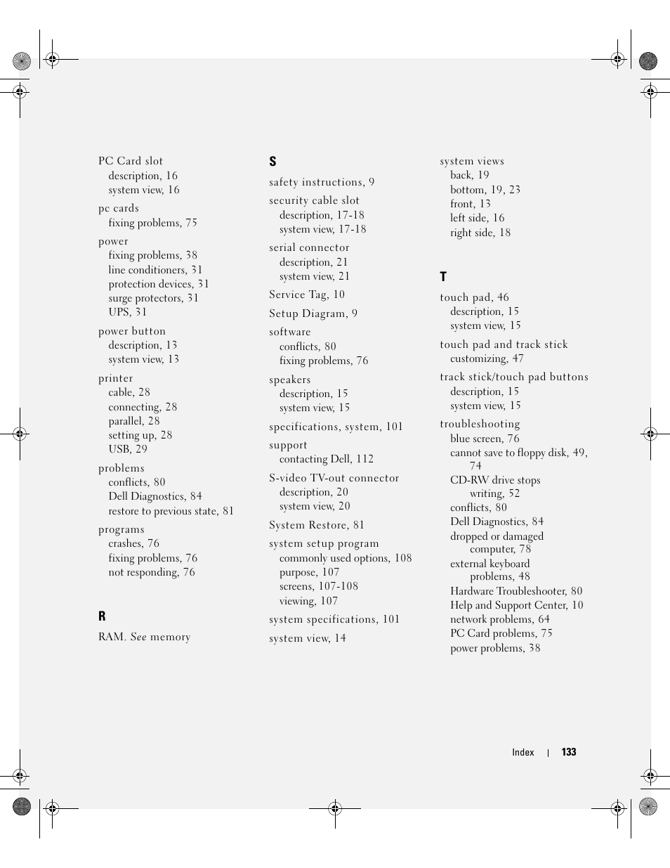 Dell Inspiron 510m User Manual | Page 133 / 134