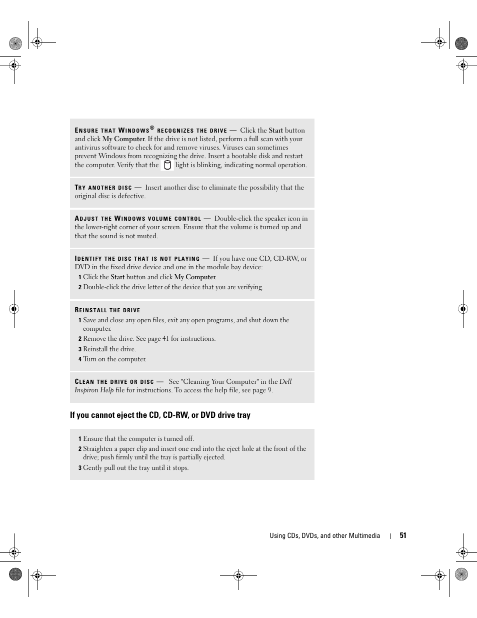 Dell Inspiron 510m User Manual | Page 51 / 134