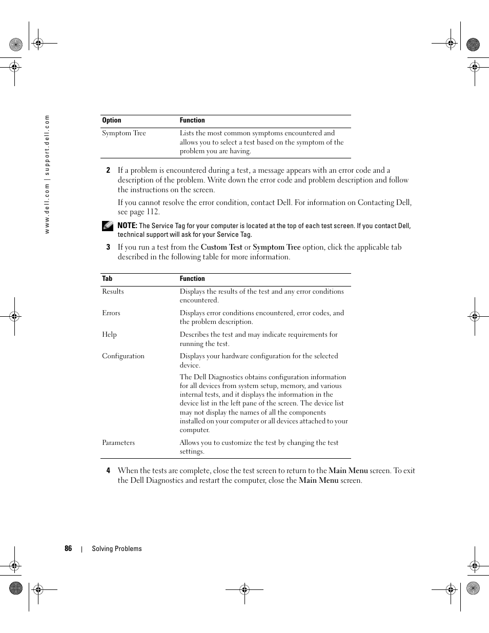Dell Inspiron 510m User Manual | Page 86 / 134