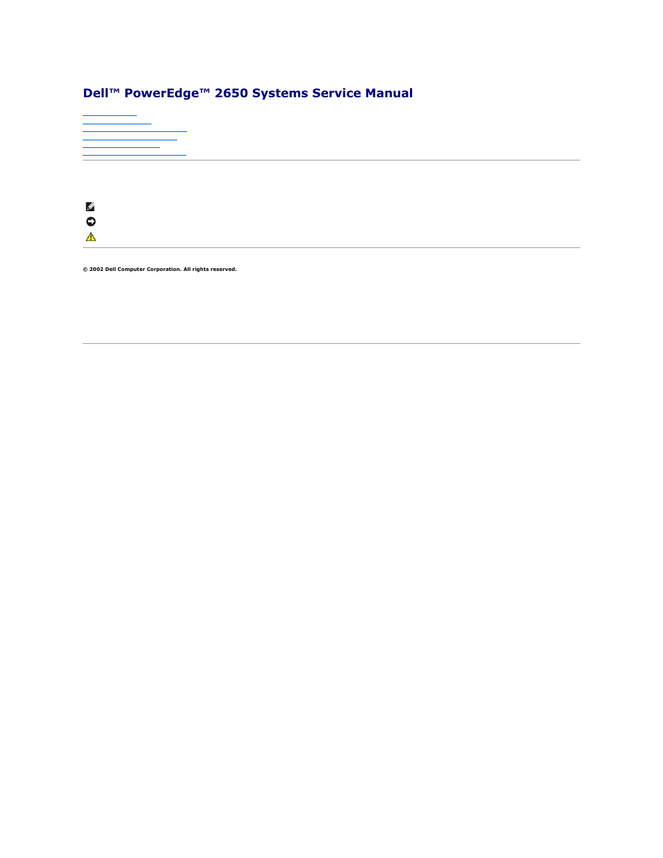 Dell PowerEdge 2650 User Manual | 65 pages