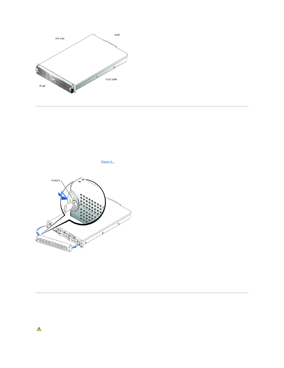 Bezel, System cover, Removing the bezel | Replacing the bezel, Removing the cover | Dell PowerEdge 2650 User Manual | Page 28 / 65