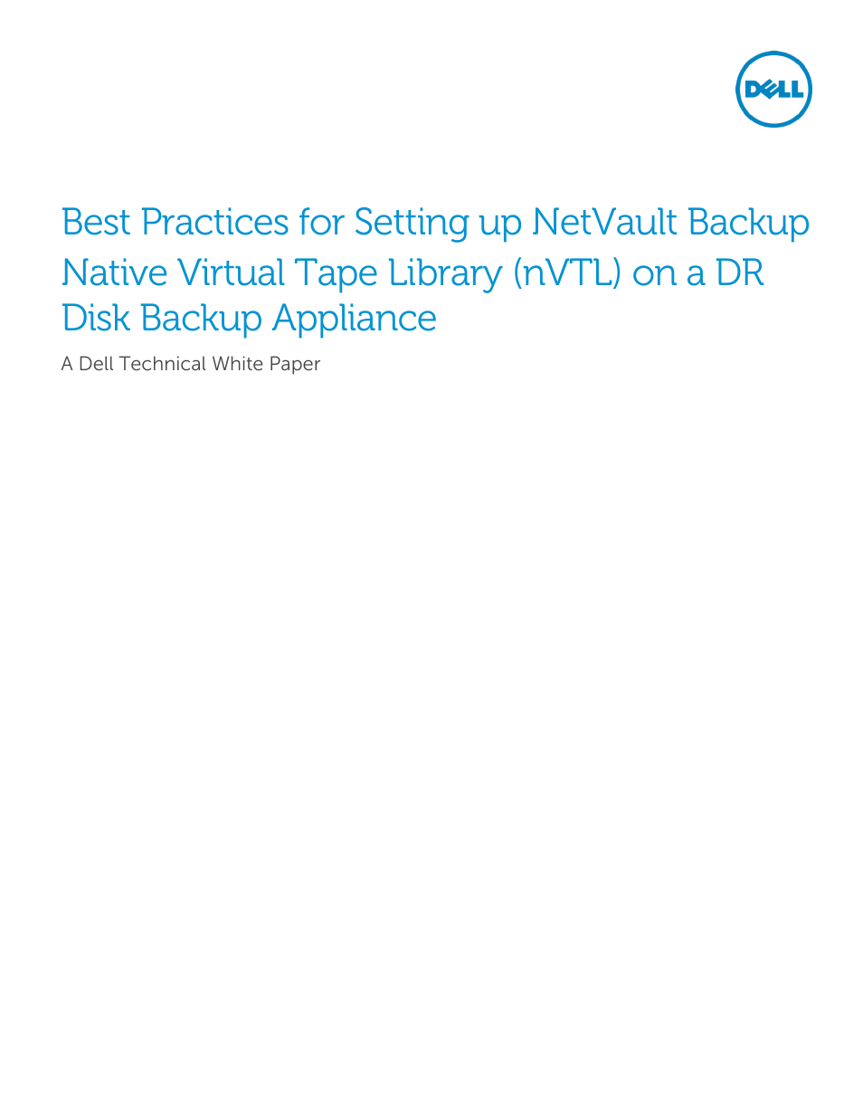 Dell PowerVault DR2000v User Manual | 63 pages