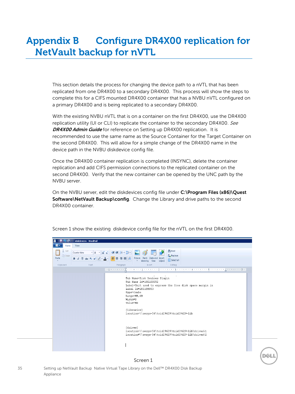 Appendix b | Dell PowerVault DR2000v User Manual | Page 35 / 63