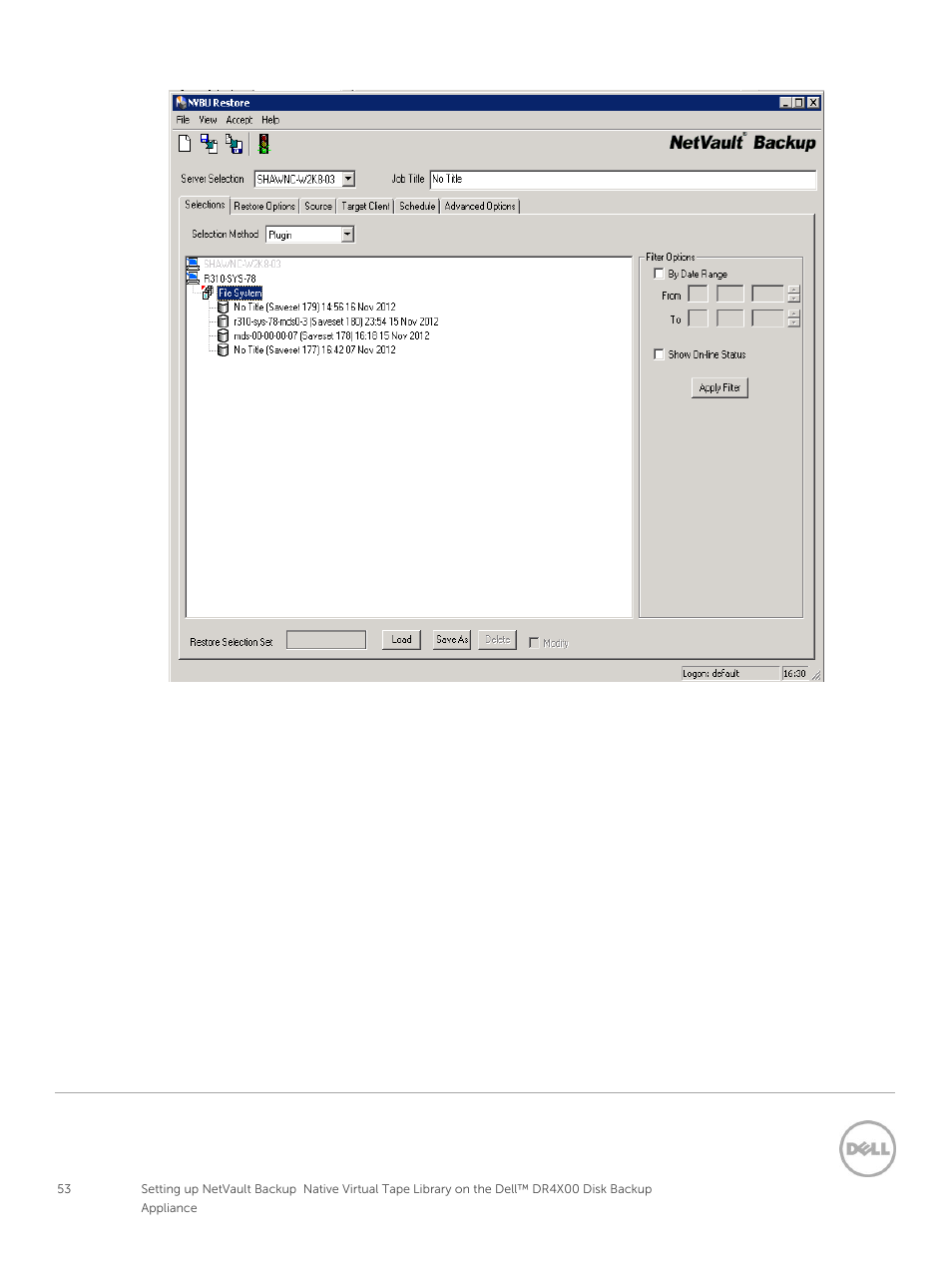 Dell PowerVault DR2000v User Manual | Page 53 / 63