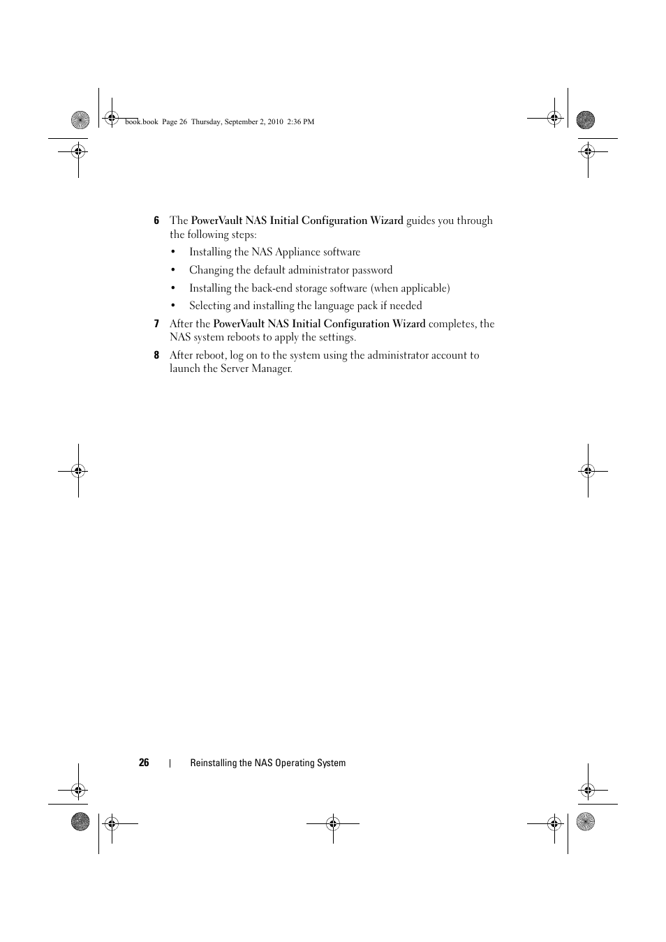 Dell PowerVault NX200 User Manual | Page 26 / 50
