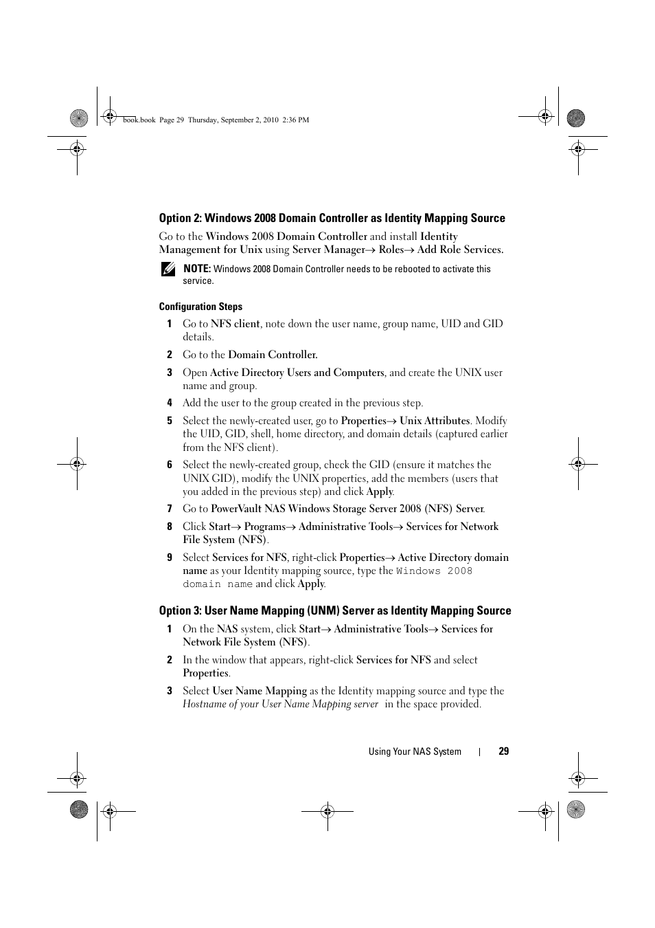 Dell PowerVault NX200 User Manual | Page 29 / 50