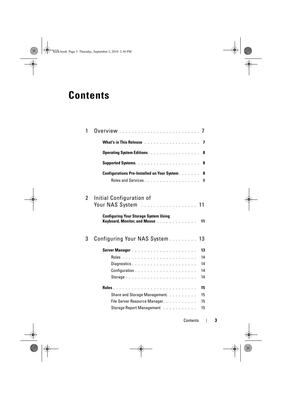 Dell PowerVault NX200 User Manual | Page 3 / 50