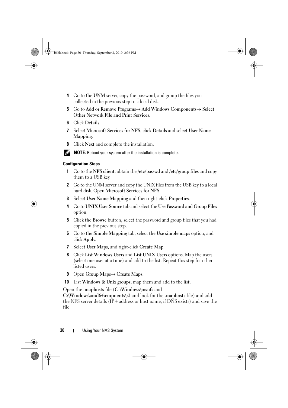 Dell PowerVault NX200 User Manual | Page 30 / 50