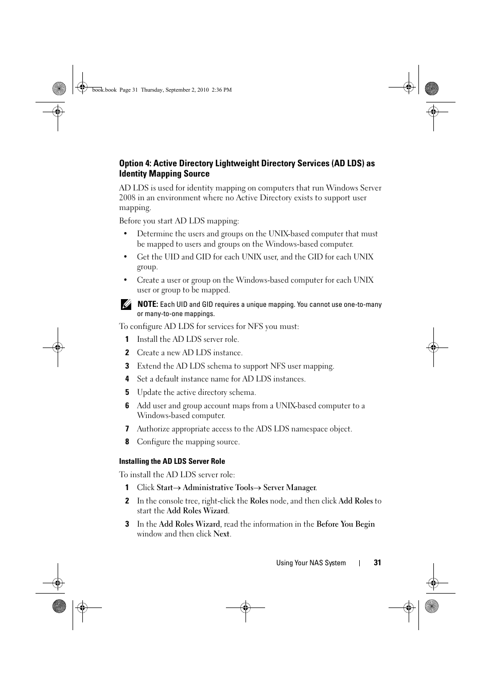 Dell PowerVault NX200 User Manual | Page 31 / 50