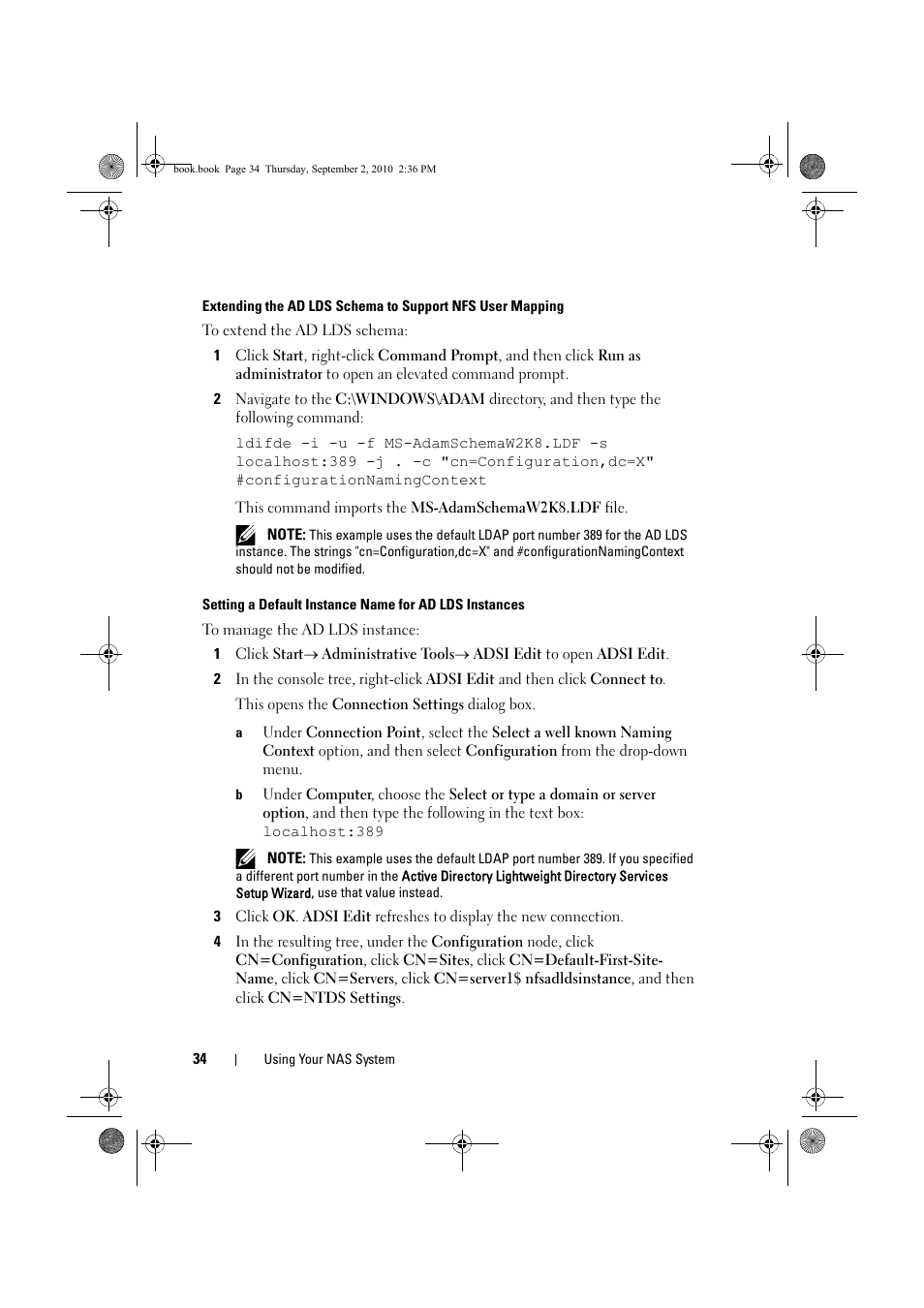 Dell PowerVault NX200 User Manual | Page 34 / 50
