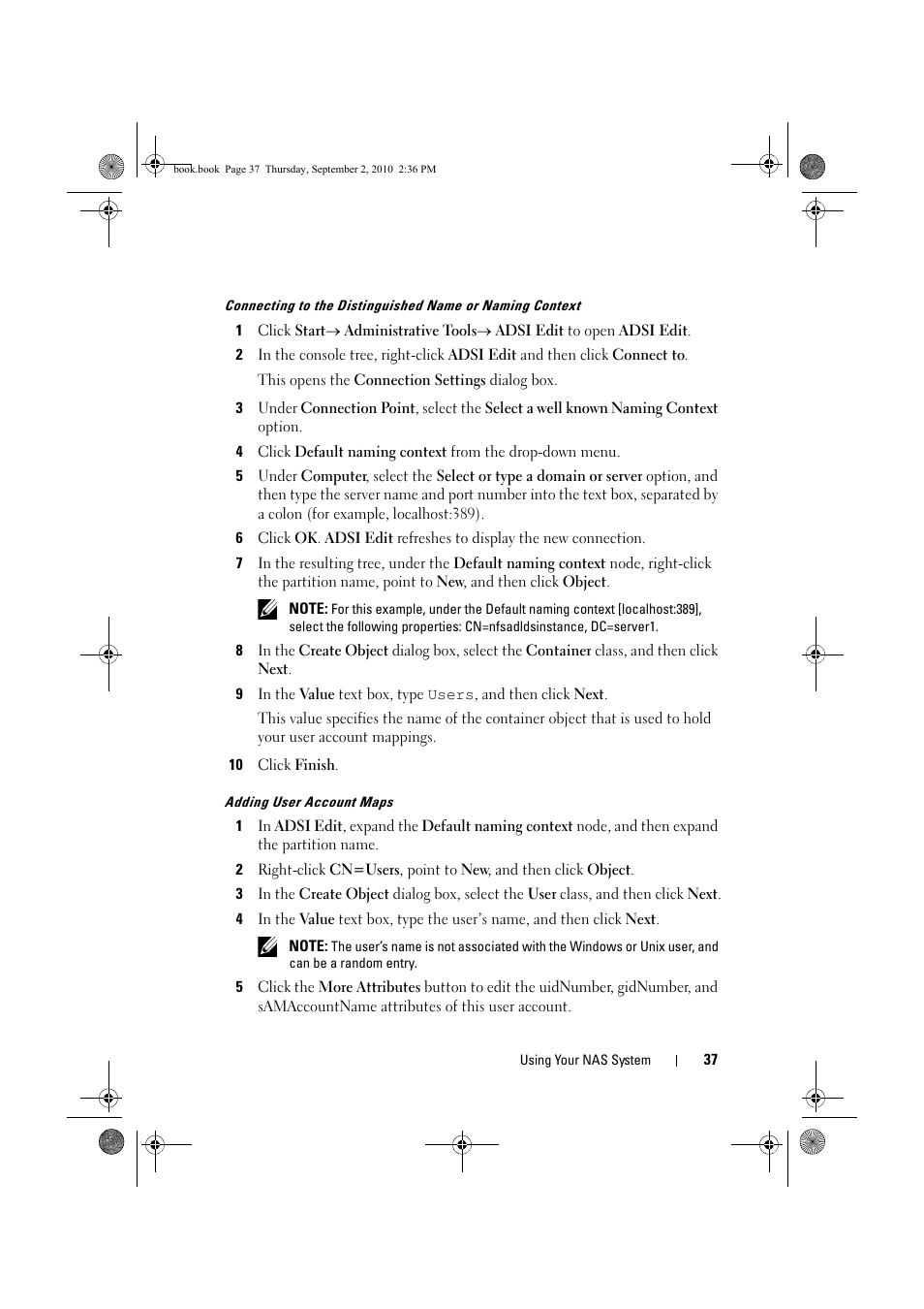 Dell PowerVault NX200 User Manual | Page 37 / 50