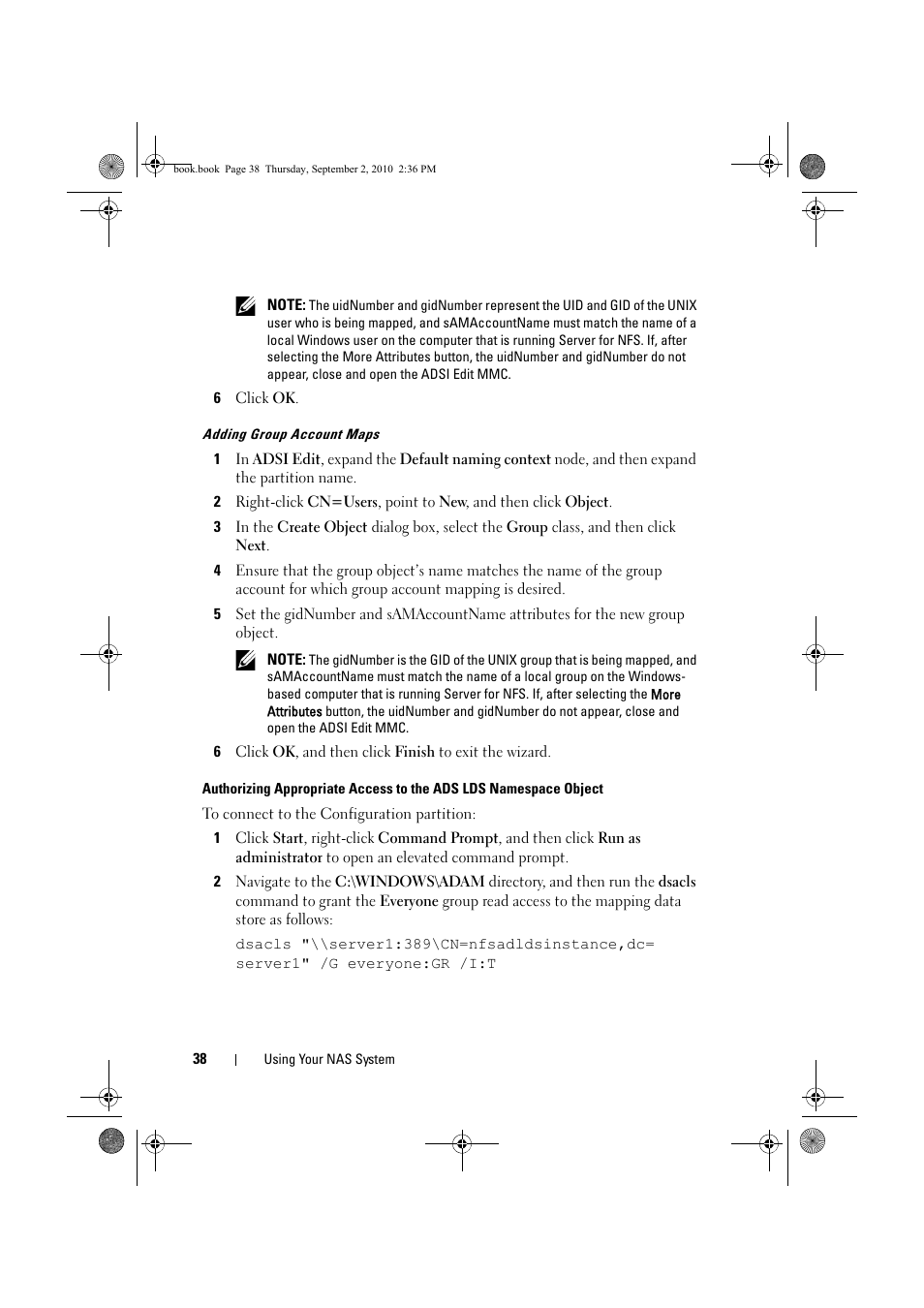 Dell PowerVault NX200 User Manual | Page 38 / 50