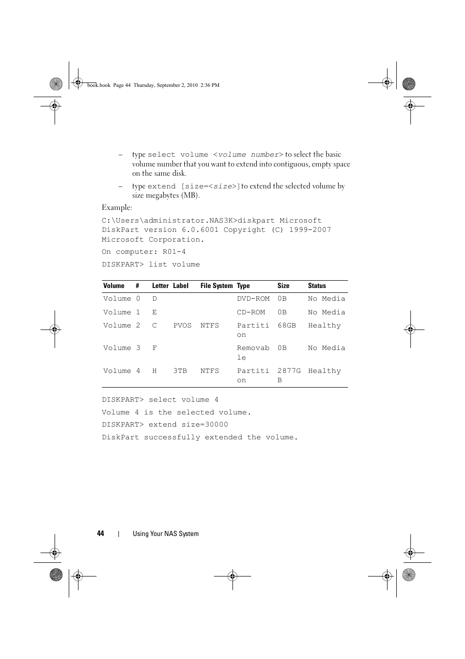 Dell PowerVault NX200 User Manual | Page 44 / 50