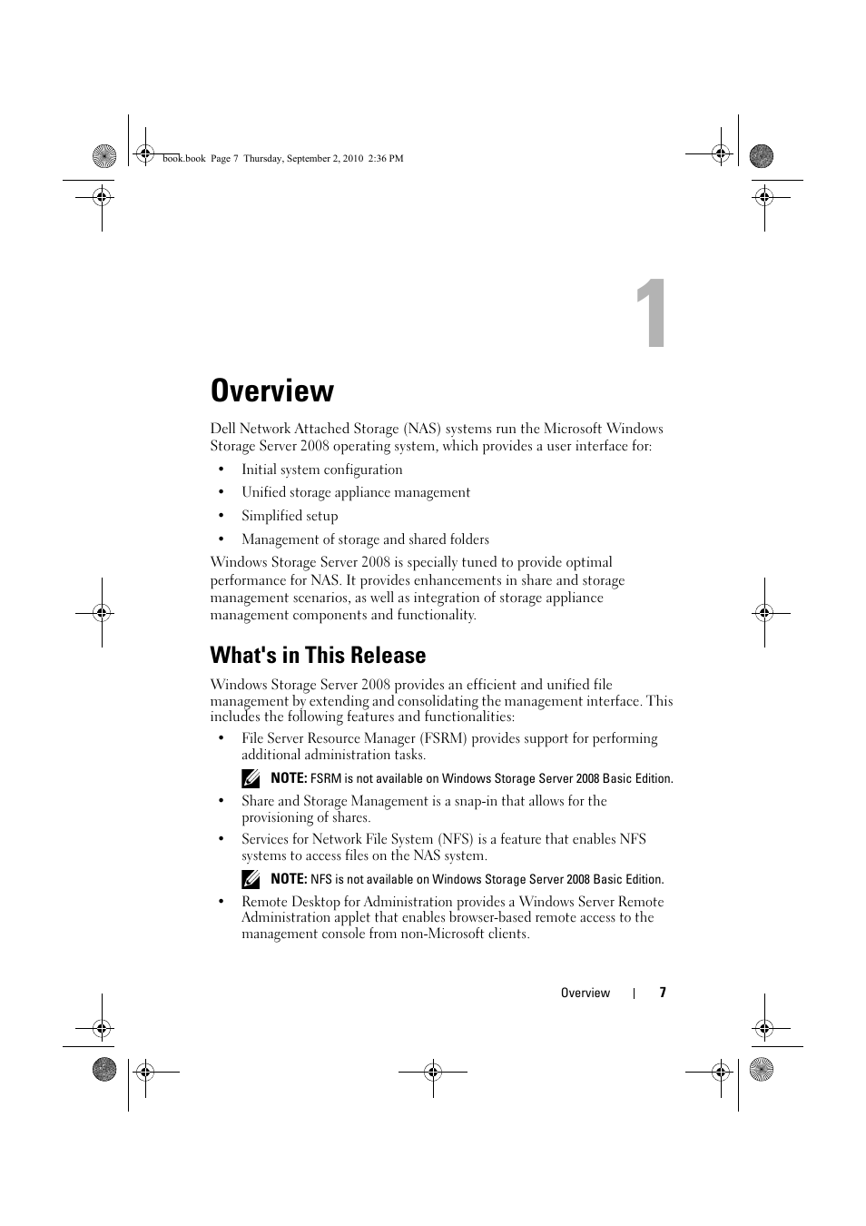 Overview, What's in this release | Dell PowerVault NX200 User Manual | Page 7 / 50