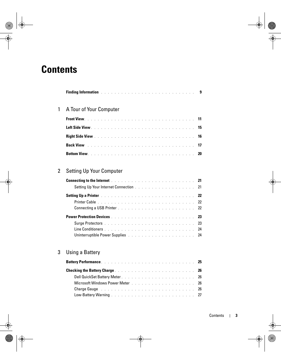 Dell Inspiron 9200 User Manual | Page 3 / 122