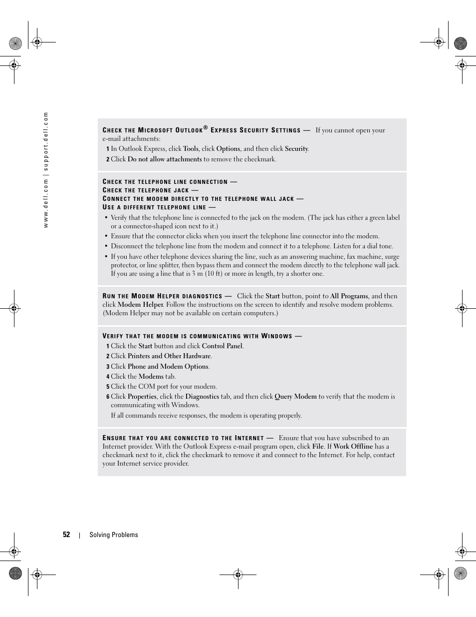 Dell Inspiron 9200 User Manual | Page 52 / 122