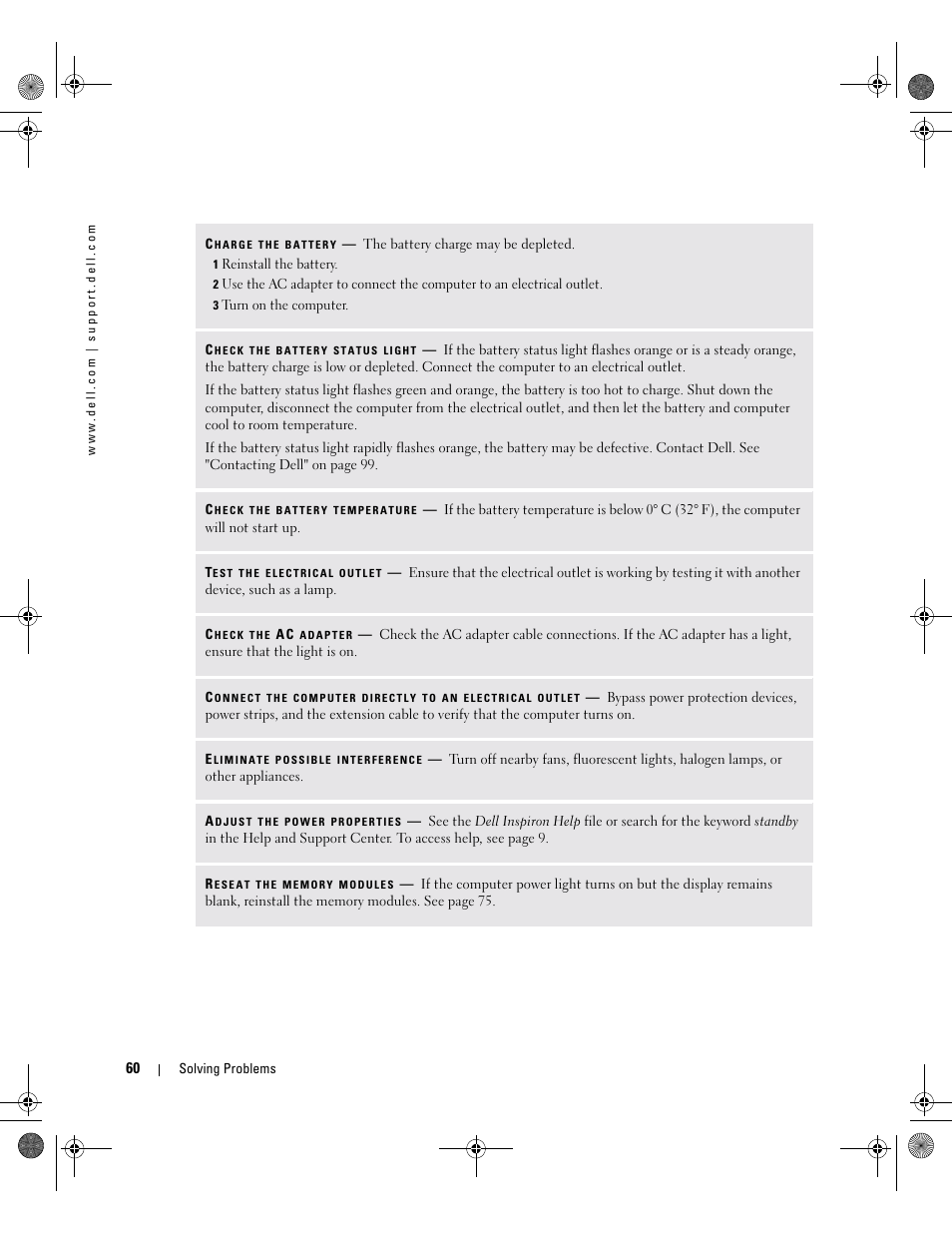 Dell Inspiron 9200 User Manual | Page 60 / 122