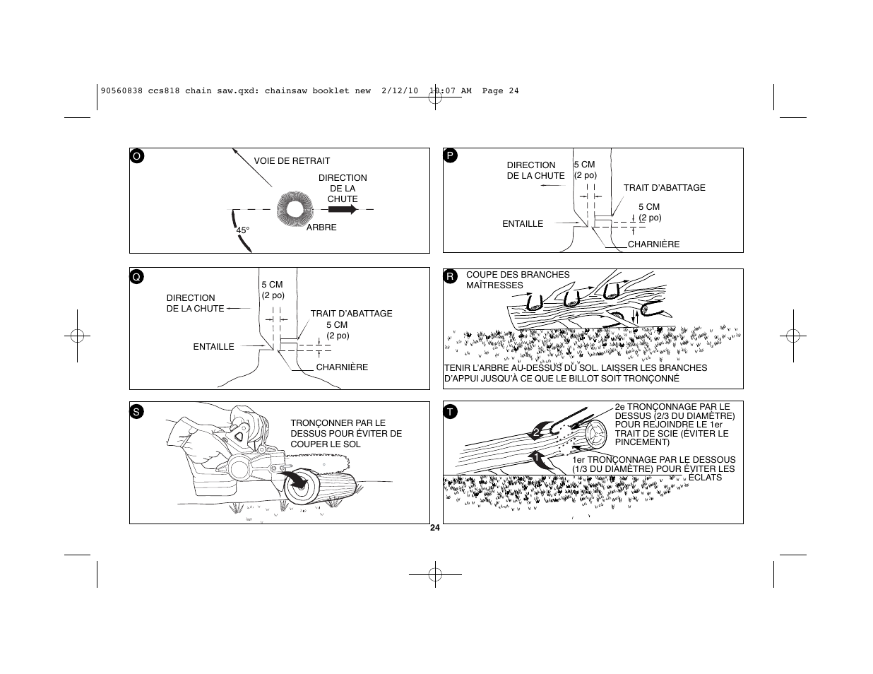 Black & Decker CCS818 User Manual | Page 24 / 56