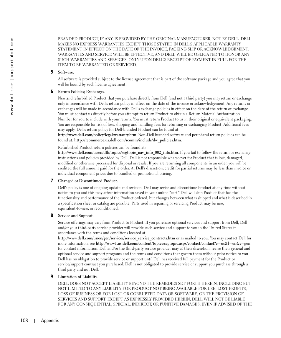 Dell 962 All In One Photo Printer User Manual | Page 108 / 122