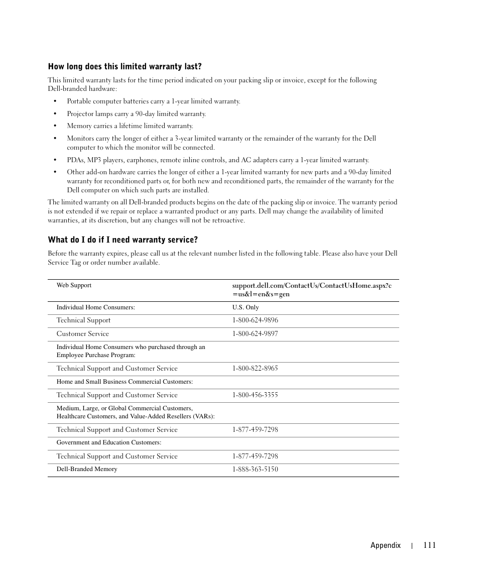 Dell 962 All In One Photo Printer User Manual | Page 111 / 122