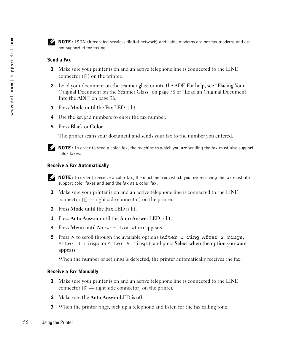 Dell 962 All In One Photo Printer User Manual | Page 56 / 122