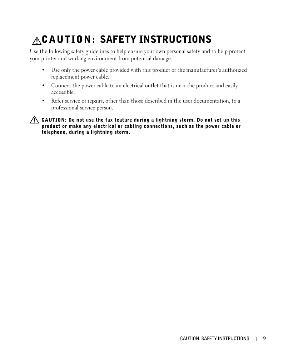Dell 962 All In One Photo Printer User Manual | Page 9 / 122
