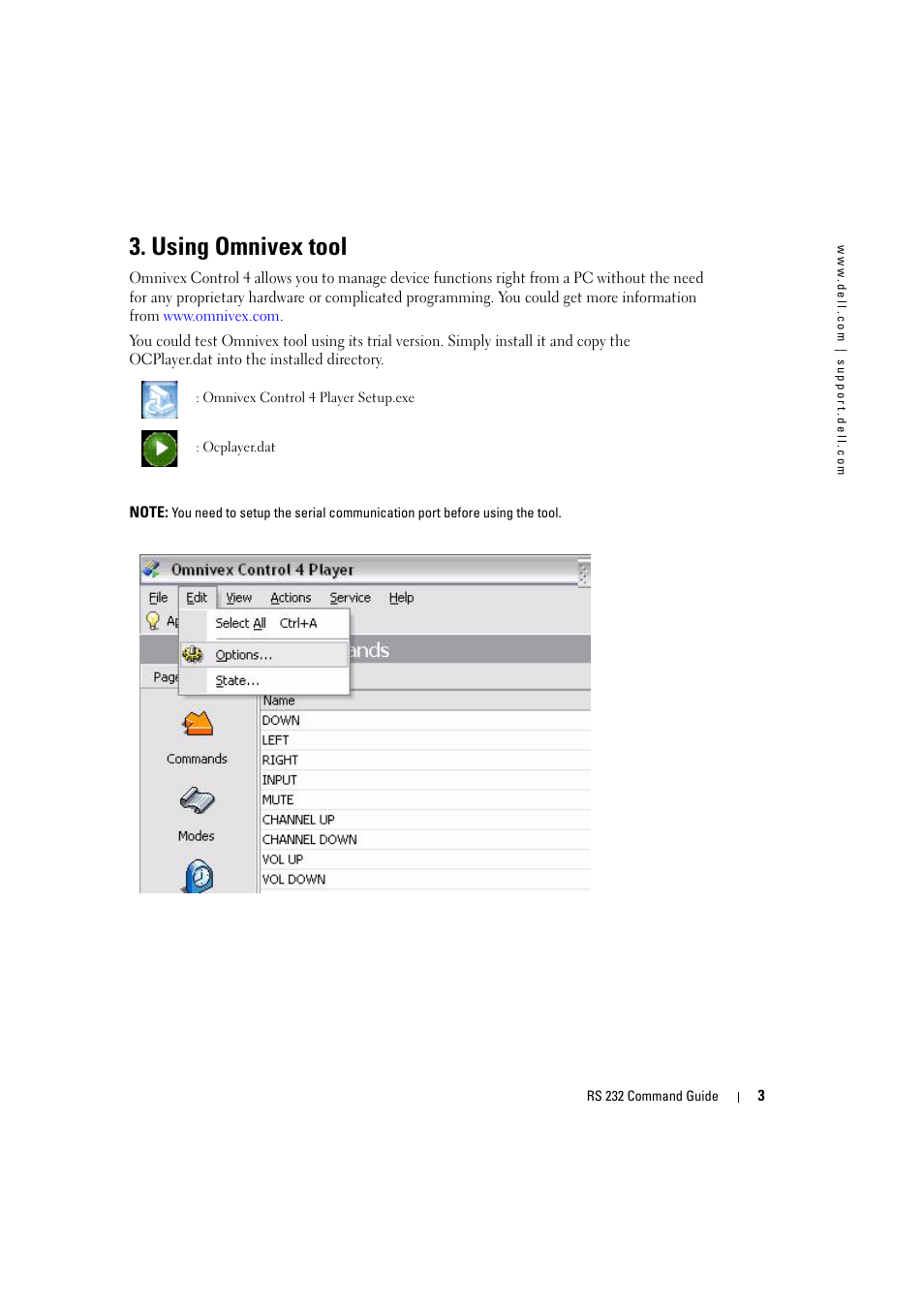 Using omnivex tool | Dell LCD TV W3706MH User Manual | Page 3 / 6