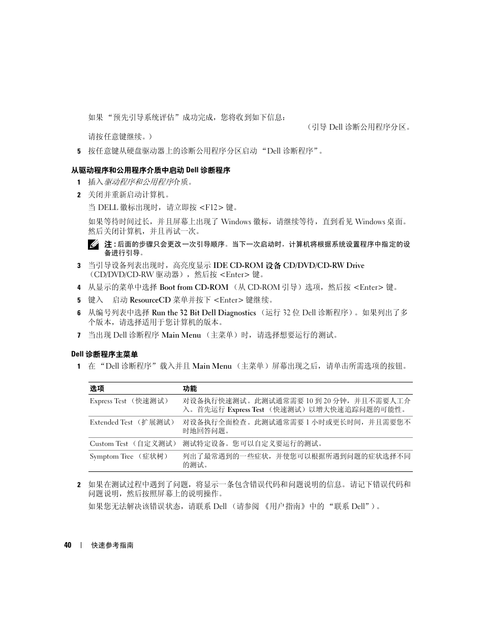 Dell Latitude D631 (Early 2009) User Manual | Page 40 / 110