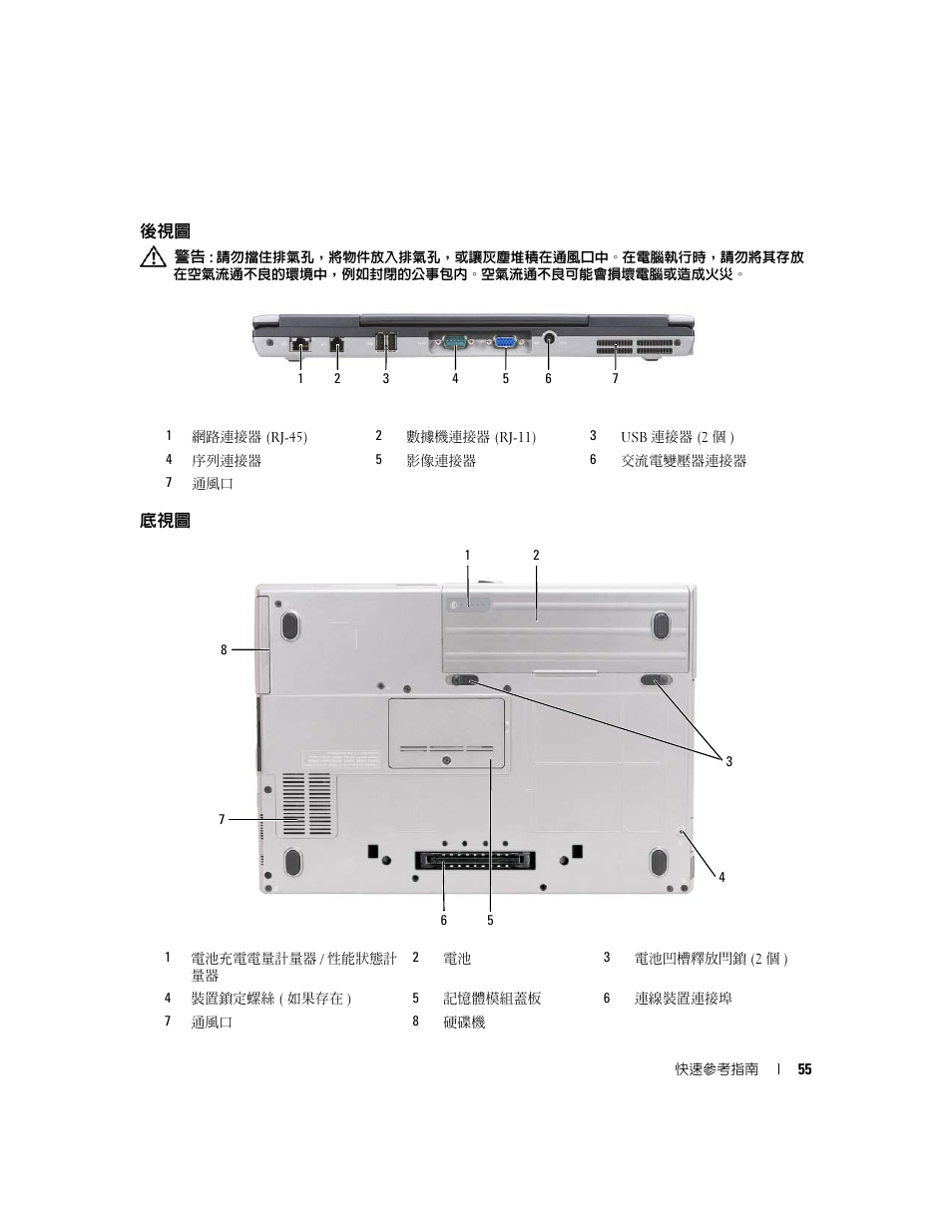 Dell Latitude D631 (Early 2009) User Manual | Page 55 / 110