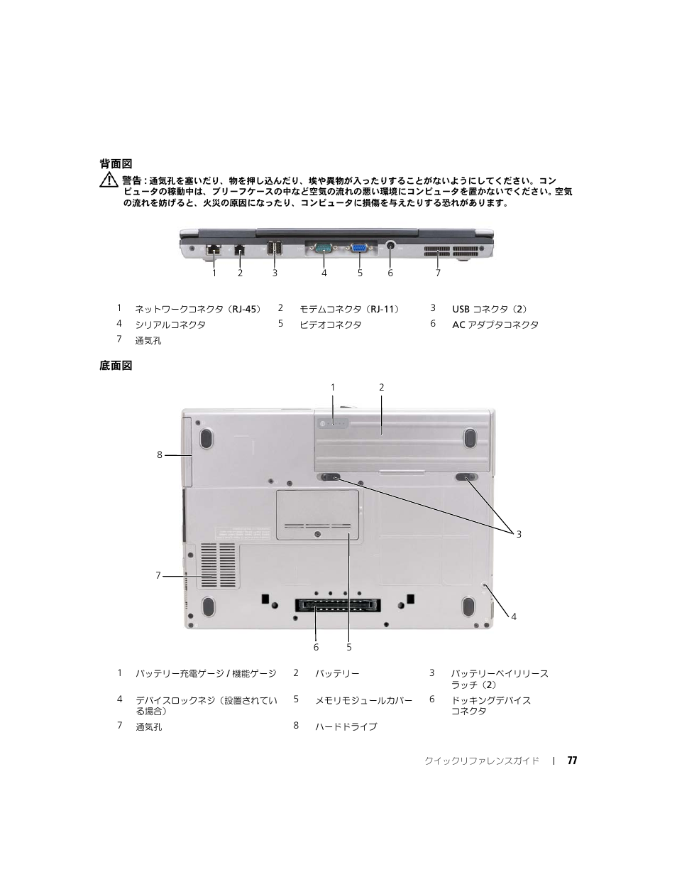 Dell Latitude D631 (Early 2009) User Manual | Page 77 / 110