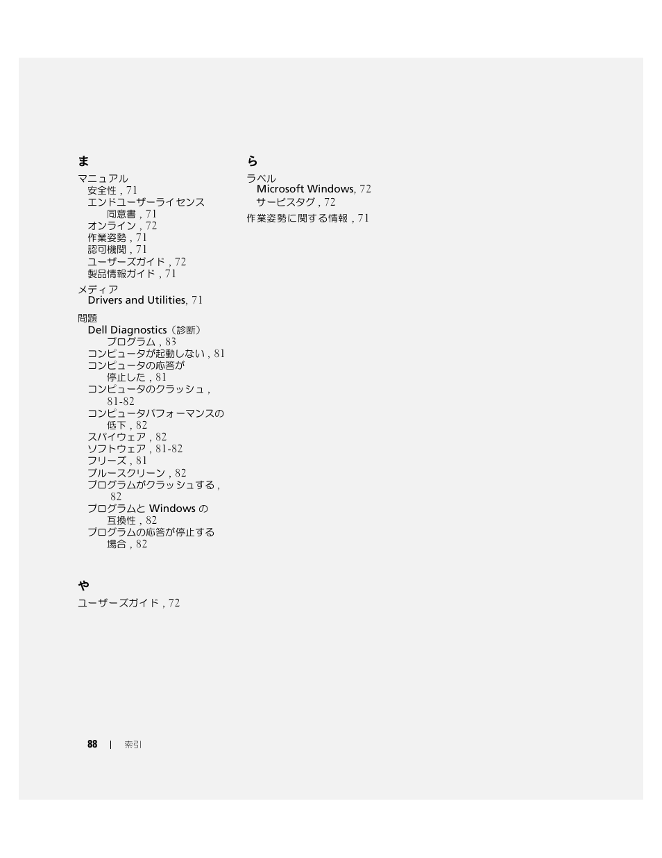 Dell Latitude D631 (Early 2009) User Manual | Page 88 / 110
