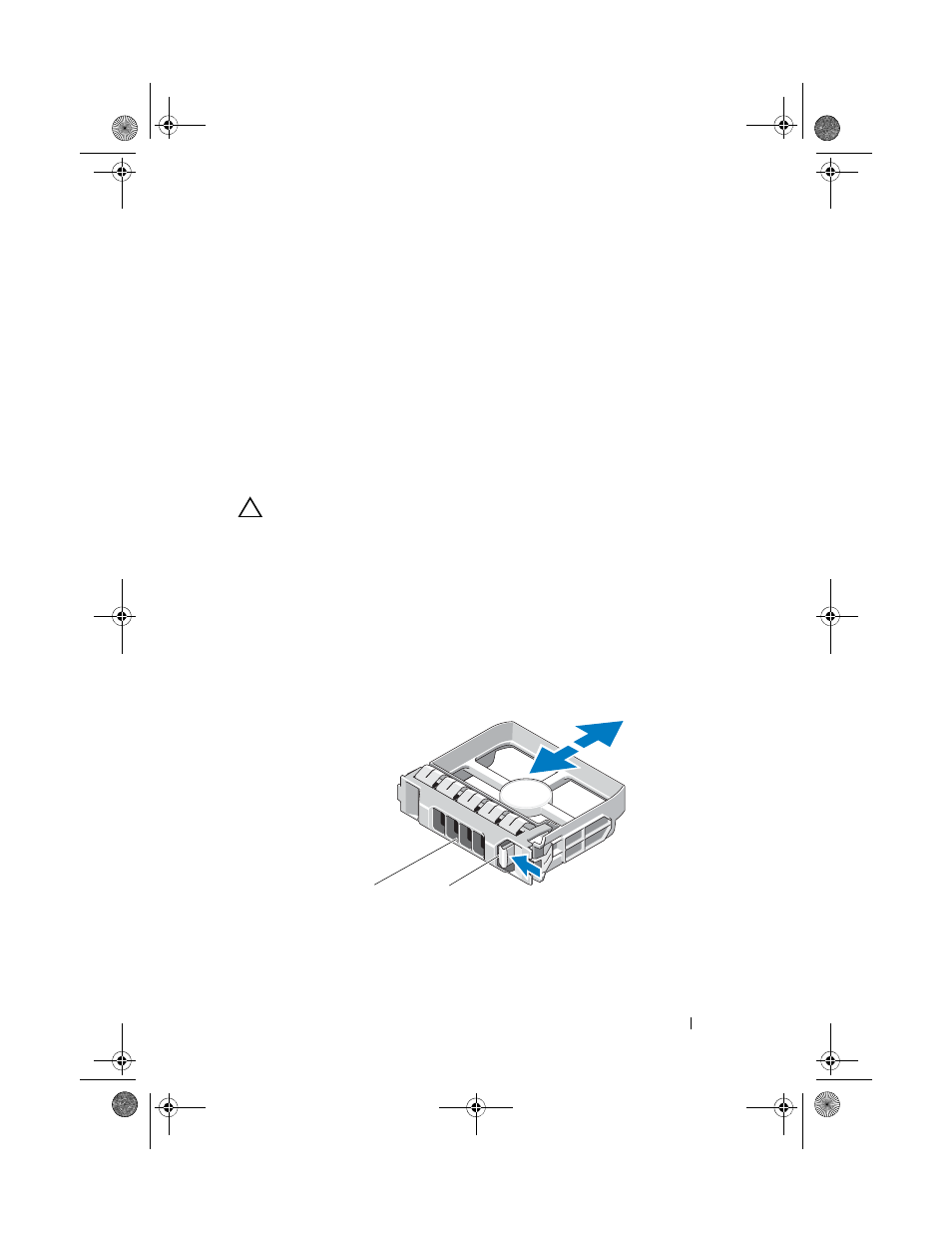 Hard drives, Removing a hard-drive blank | Dell PowerVault MD3220 User Manual | Page 203 / 272