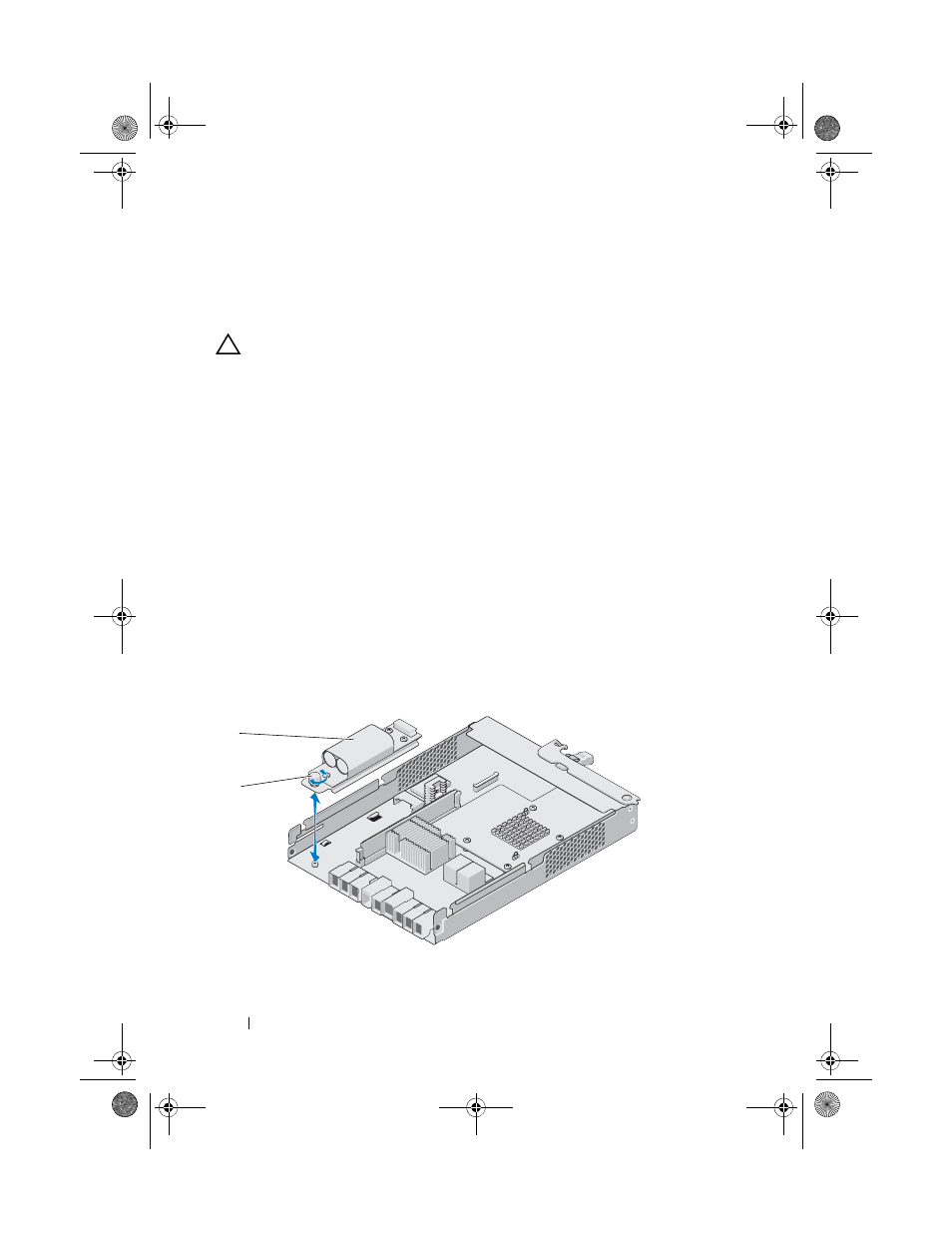 Raid controller module backup battery unit, Removing the raid controller module, Backup battery unit | Dell PowerVault MD3220 User Manual | Page 214 / 272