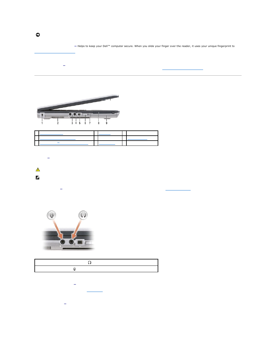 Left side view | Dell Precision M2300 (Late 2007) User Manual | Page 4 / 104