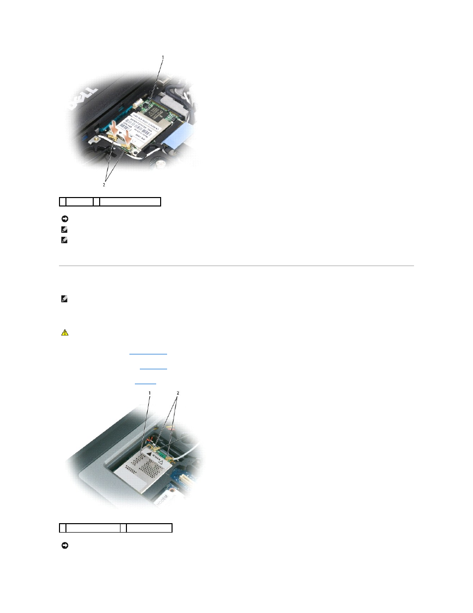 Mobile broadband card | Dell Precision M2300 (Late 2007) User Manual | Page 56 / 104