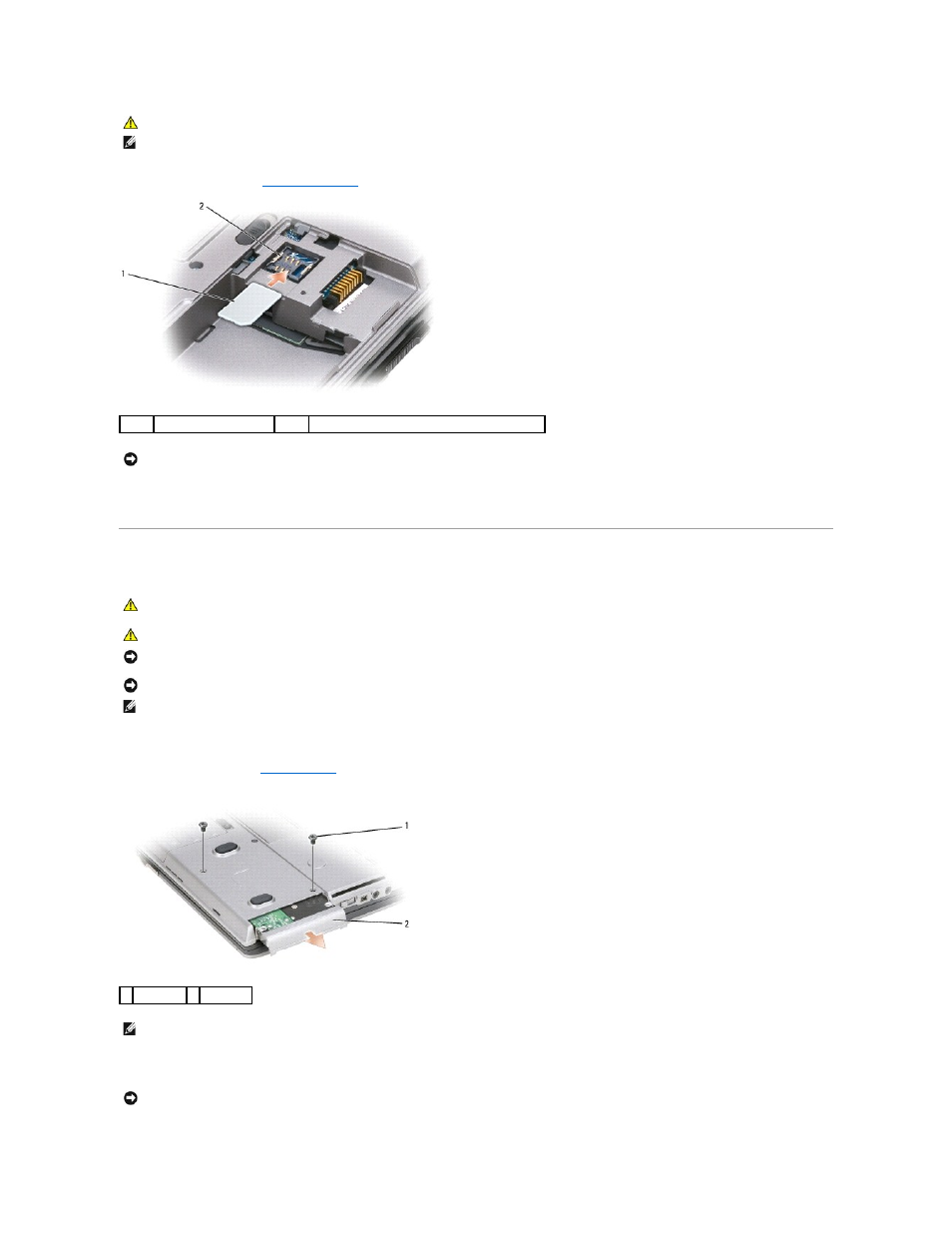 Hard drive | Dell Precision M2300 (Late 2007) User Manual | Page 58 / 104