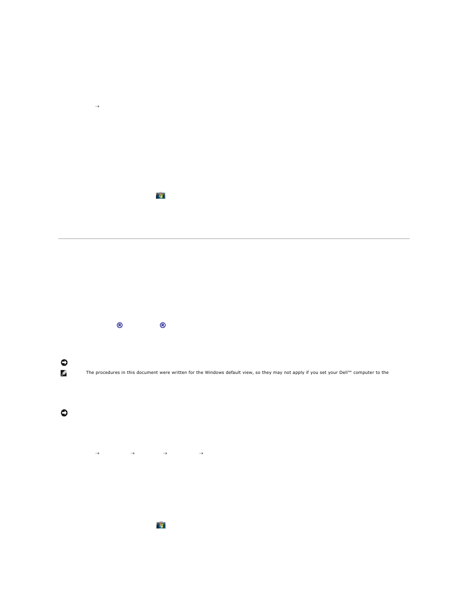 Restoring your operating system, Microsoft windows xp, Microsoft windows vista | Using microsoft® windows® system restore | Dell Precision M2300 (Late 2007) User Manual | Page 72 / 104