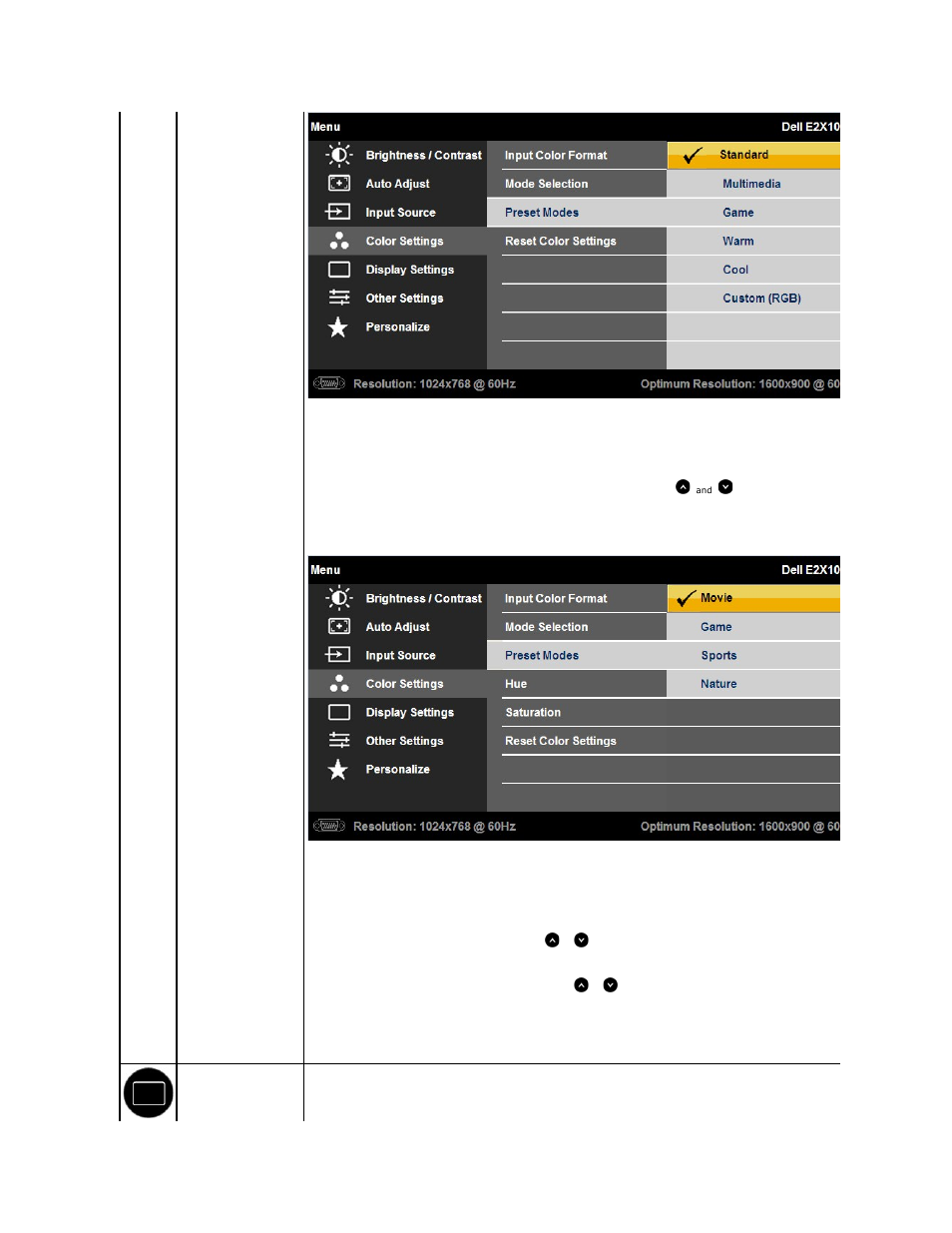 Dell E2010H Monitor User Manual | Page 17 / 30
